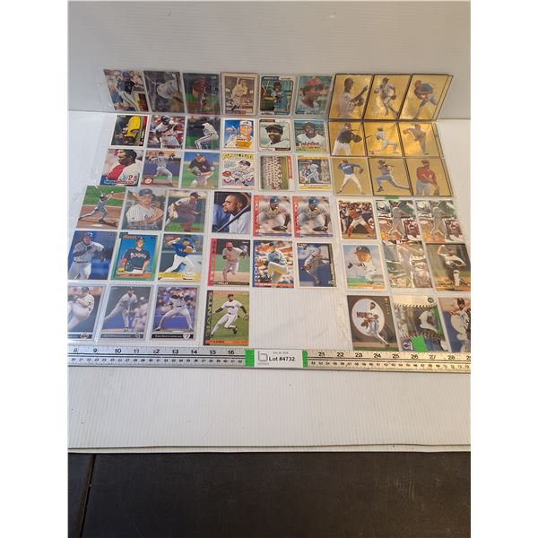 (6) Sheets of Assorted MLB Player Cards-Various Years-Cannot Guarantee Authenticity
