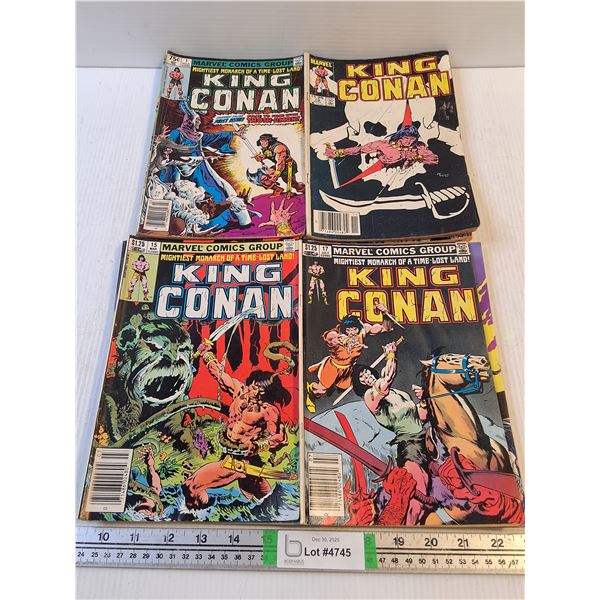 (18) King Conan Comic Books