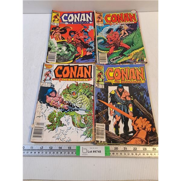 (16) Conan the Barbarian Comic Books