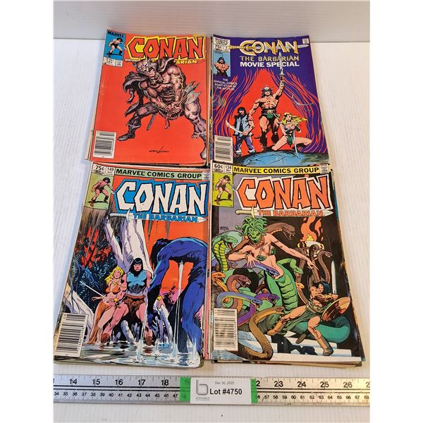 (17) Conan the Barbarian Comic Books