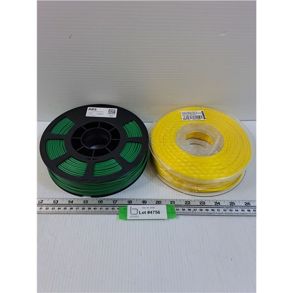 (2) 3D Printer Filament Reels