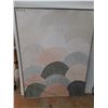 Image 1 : * Metal Framed Canvas "Seashells" Wall Art - 47" x 36" - CANNOT SHIP
