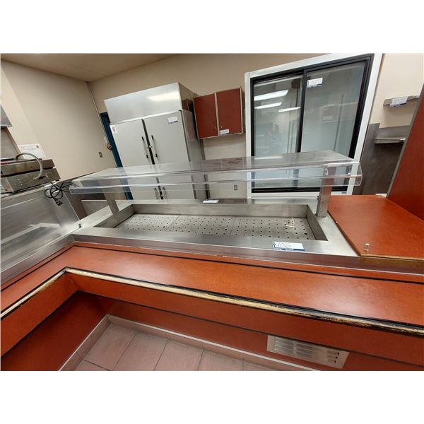 TABLE À SALADE RÉFRIGÉRÉ 93"X30"