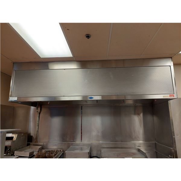 HOTTE DE VENTILATION 120"X44" GAYLORD A/ PANNEAU DE CONTRÔLE ET SYSTÈME D'EXTINCTEUR