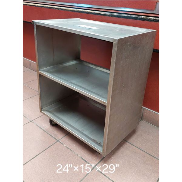 ÉTAGÈRE EN INOX 24"X15"X29"