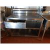 Image 2 : TABLE DE PRÉPARATION EN INOX 46"X30"X36"