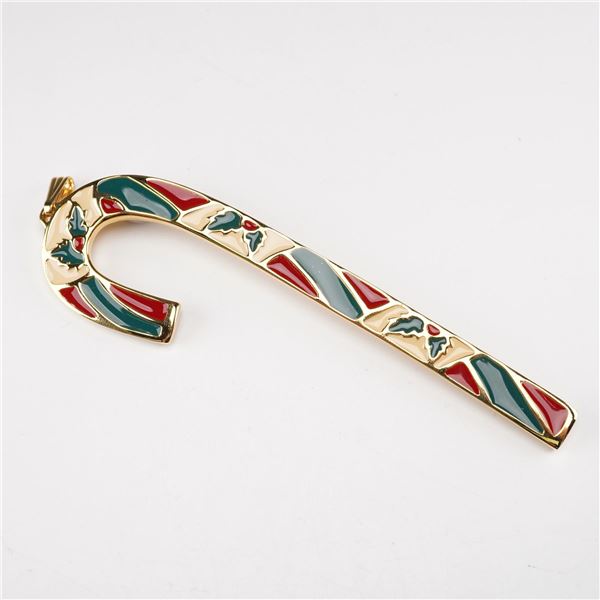 Wallace Silversmith Wintergreen Candy Cane Ornament