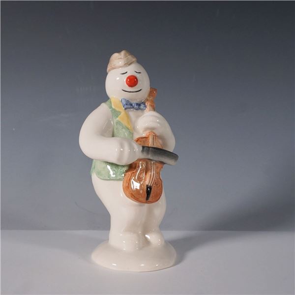 Royal Doulton The Snowman Figurine, Cellist Snowman DS17
