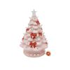 Image 1 : Pink Tree with Bows LED Ceramic Tabletop Décor by Ashland
