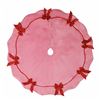 Image 1 : Pink with Red Bows Tree Skirt by Ashland