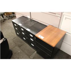 4 Mobile File Pedestals