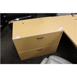 Maple 2 Drawer Lateral File Cabinet