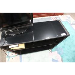 Black 3 Level Entertainment Stand