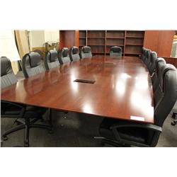 Mahogany 16Ft Executive Boardroom Table
