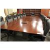 Image 1 : Mahogany 16Ft Executive Boardroom Table