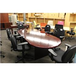 Mahogany 8Ft Boardroom Table