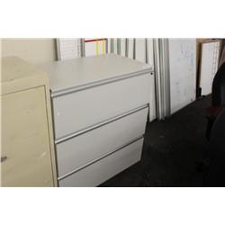 Grey Heavy Duty 3 Drawer File Cabinet