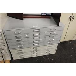 2 Tone - Grey Over Beige 10 Drawer Plan File