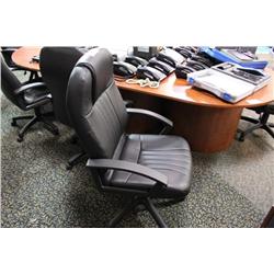 Black Leather Highback Executive Chair