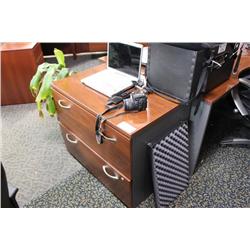 Cherry 2 Drawer Lateral File Cabinet