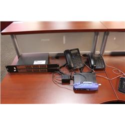 Lot Of Phone & Computer Equipment