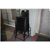 Image 2 : Black Heavy Duty Stacking Chair