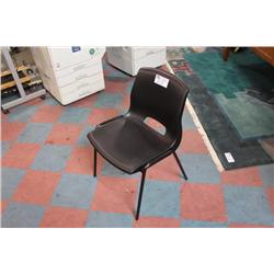 Black Heavy Duty Stacking Chair