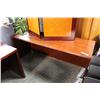 Image 3 : Cherry Inlayed L-Shaped Executive Desk With