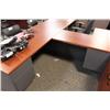 Image 2 : Mahogany L-Shaped Desk