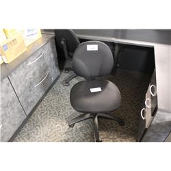 Black Multi-Lever Steno Chair