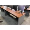 Image 3 : Cherry Bowfront L-Shaped Executive Desk