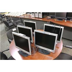 Lot Of Hp Flat Panel Monitors