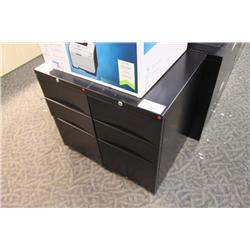 Black 3 Drawer Multi File Cabinet