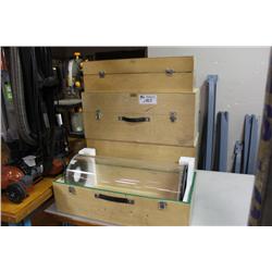 Lot Of Wooden Cases