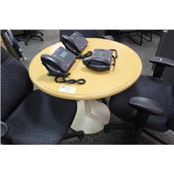 Maple Conference Table With 3 Ergonomic Task