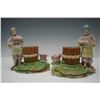 Image 1 : Pair of Paulux Japan Porcelain Figural Planters