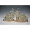 Image 2 : Pair of Paulux Japan Porcelain Figural Planters