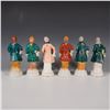 Image 2 : 6pc Japanese Porcelain Figurine Set, Colonial Style