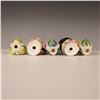Image 3 : 5pc Japan Figural Toby Jug and Floral Salt & Pepper Set