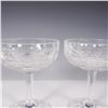 Image 3 : Set of 2 Cut Crystal Champagne Coupes