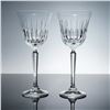 Image 1 : 2pc Wine Glasses, Mikasa Park Avenue Pattern