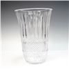 Image 1 : Cut Crystal Vase with Starburst Base
