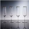 Image 1 : 4pc Champagne Flutes, Martha Stewart Collection