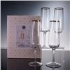 Image 5 : 4pc Champagne Flutes, Martha Stewart Collection