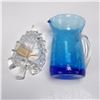 Image 5 : 4pc Assorted Crystal and Glass Decorative Items