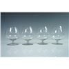 Image 2 : 4pc Star and Dot Etched Brandy Glasses