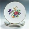Image 1 : 4pc HÃ¶ftritz Floral Porcelain Plates, Western Germany
