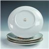 Image 4 : 4pc HÃ¶ftritz Floral Porcelain Plates, Western Germany