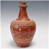 Image 1 : Hand-Painted Redware Terracotta Storage Vessel