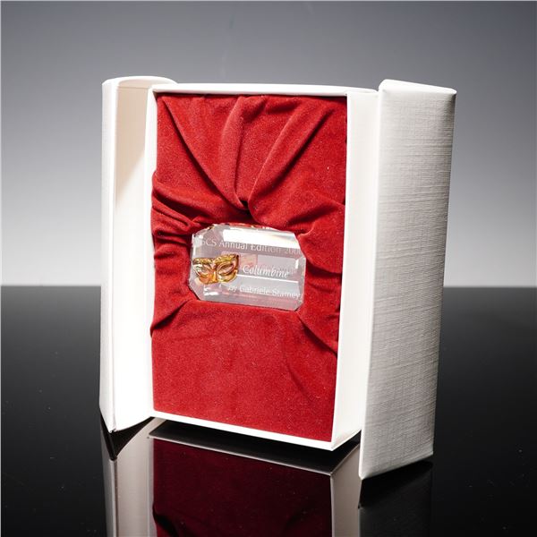 Swarovski Crystal Plaque, Columbine SCS